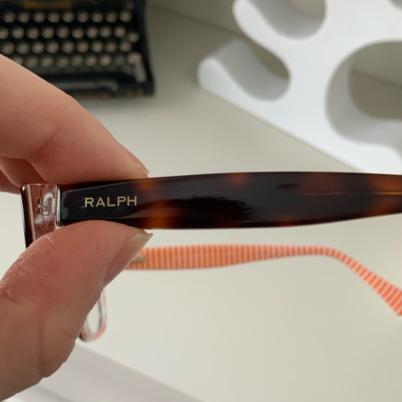 RALPH LAUREN 7046 1005 Rectangle Havana Brown Tortoise Eyeglasses LIKE NEW - Picture 9 of 15